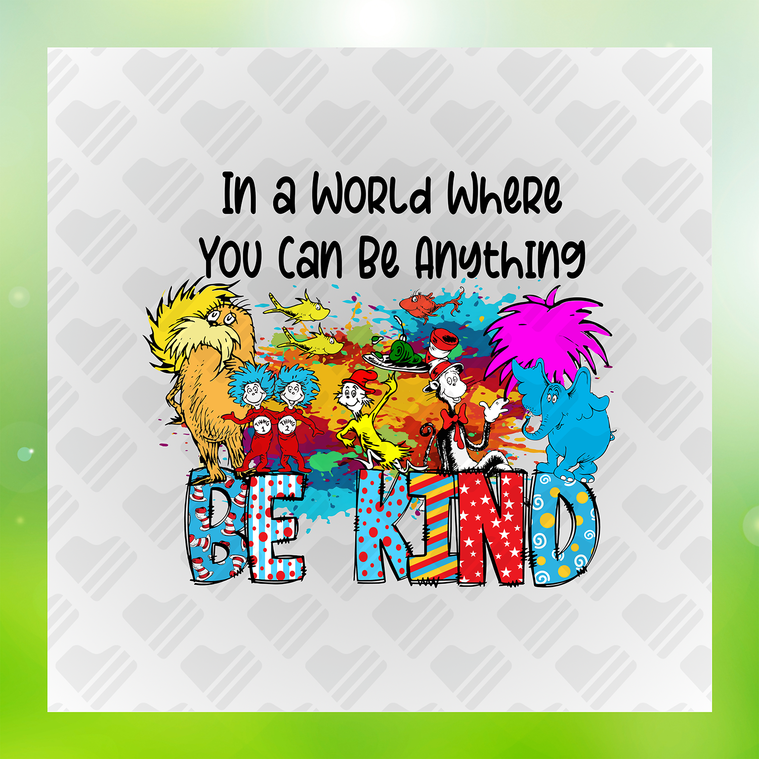 Dr. Seuss Character DTF Transfers #81