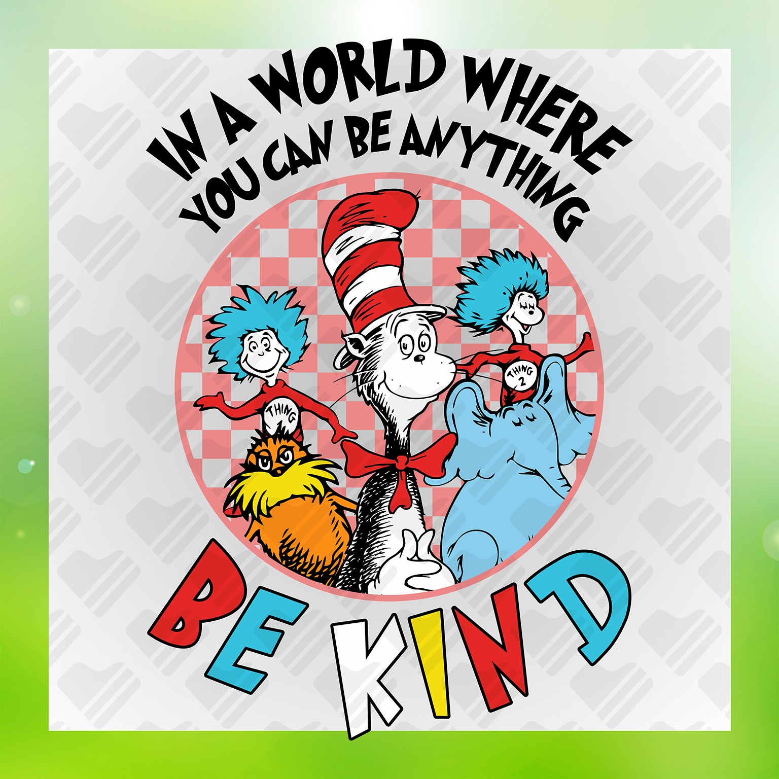 Dr. Seuss Character DTF Transfers #83