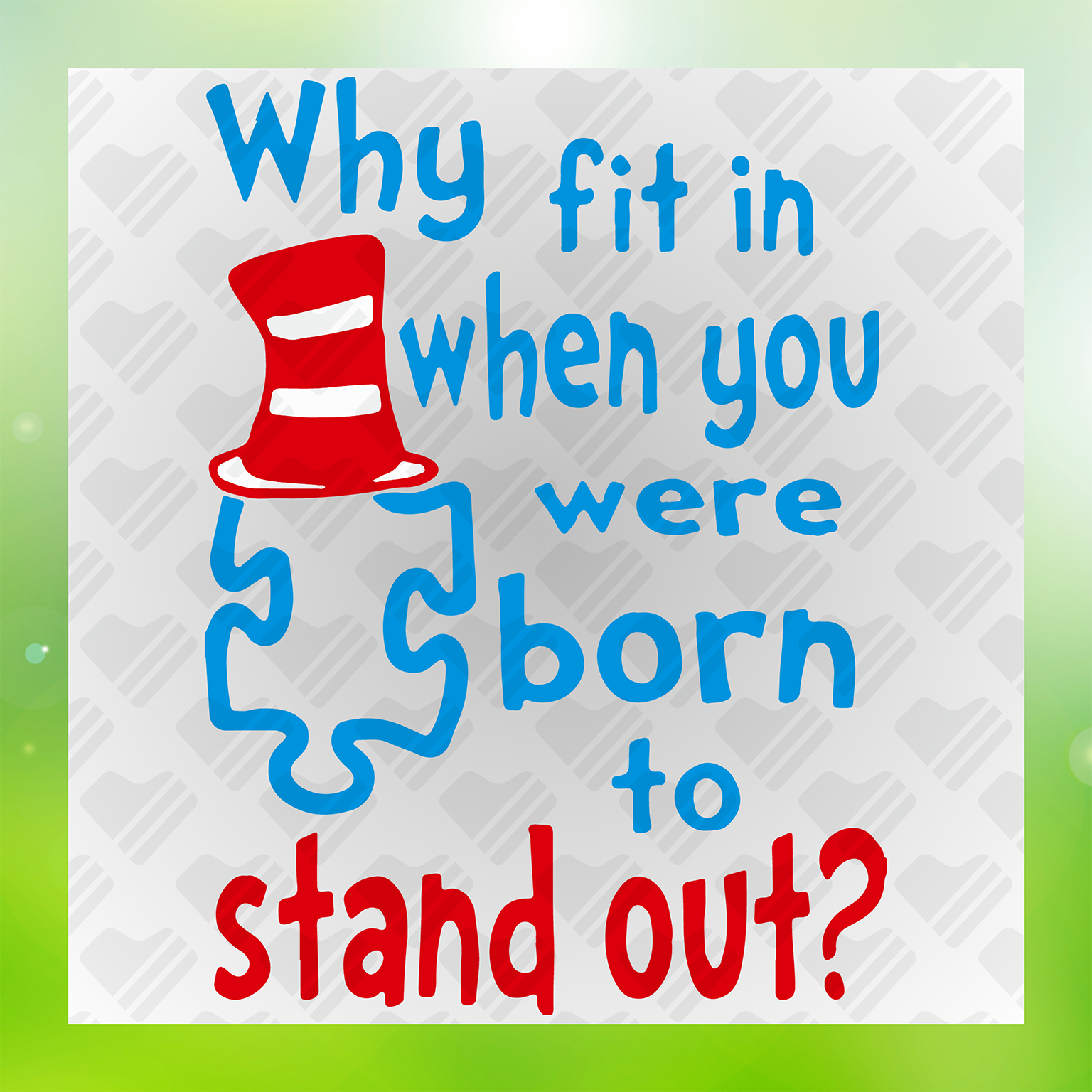 Dr. Seuss Character DTF Transfers #88