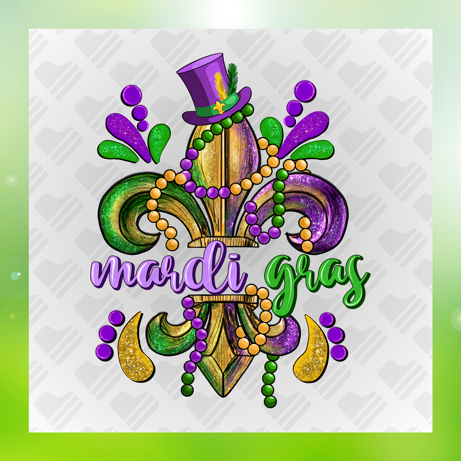 Mardi Gras Brilliance Look Transfer