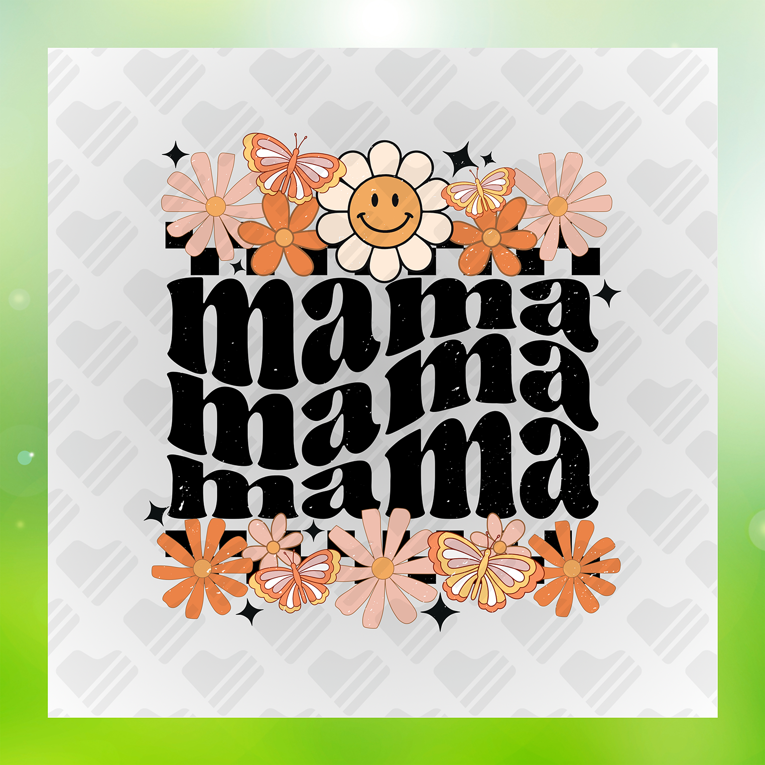 Mothes Day Mama Glow Transfer