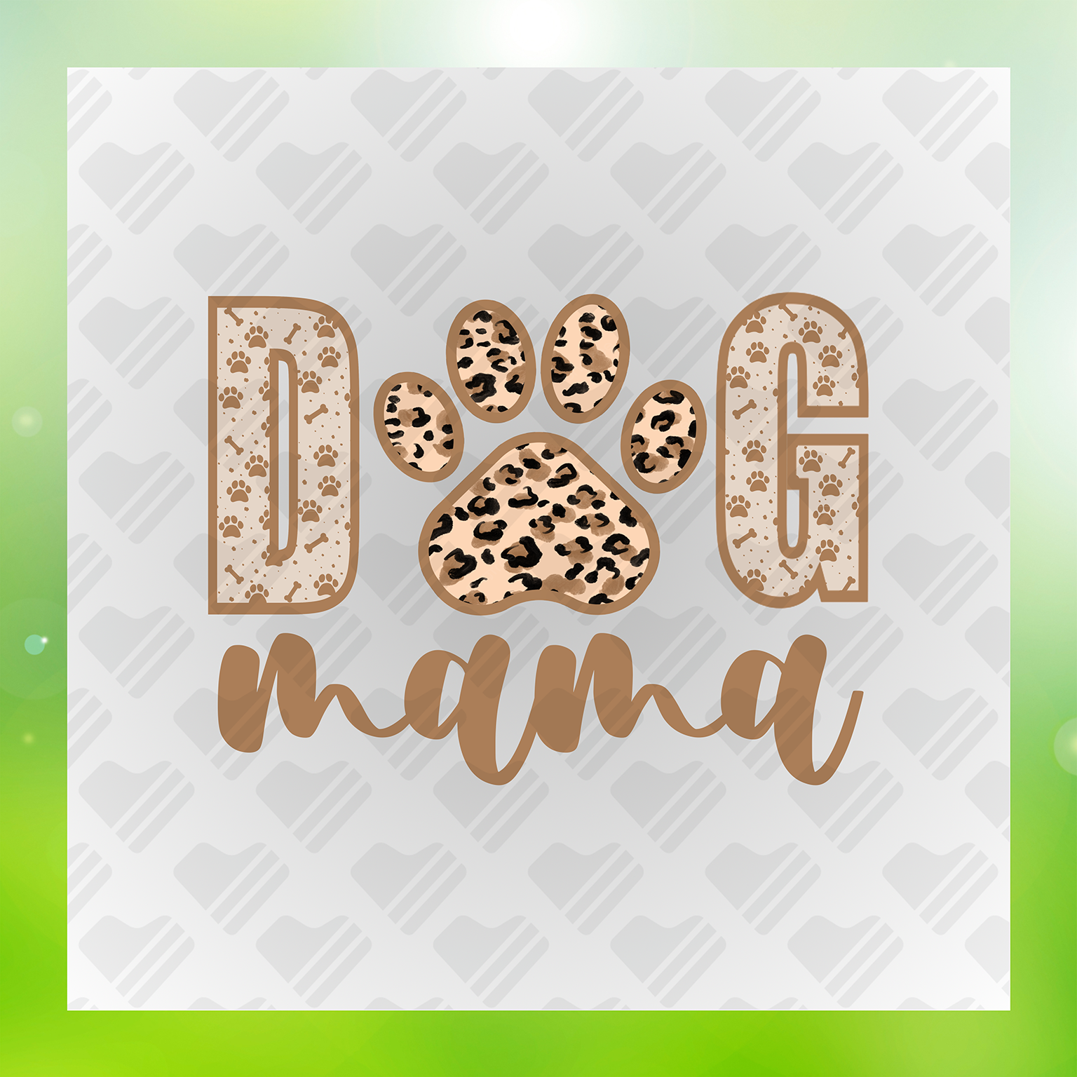 Dog Mom Life Transfer