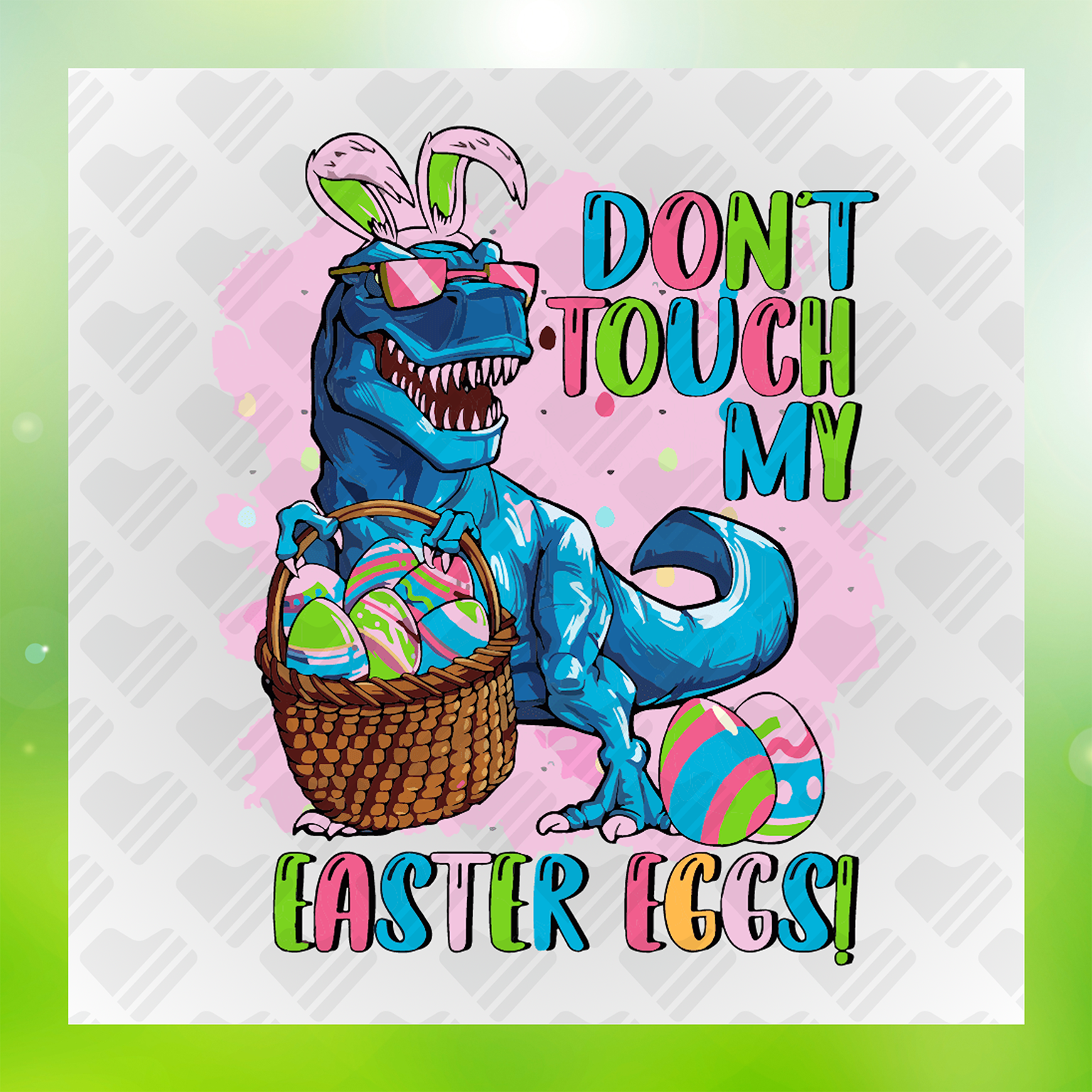 Don't Touch My Easter Egg Transfer