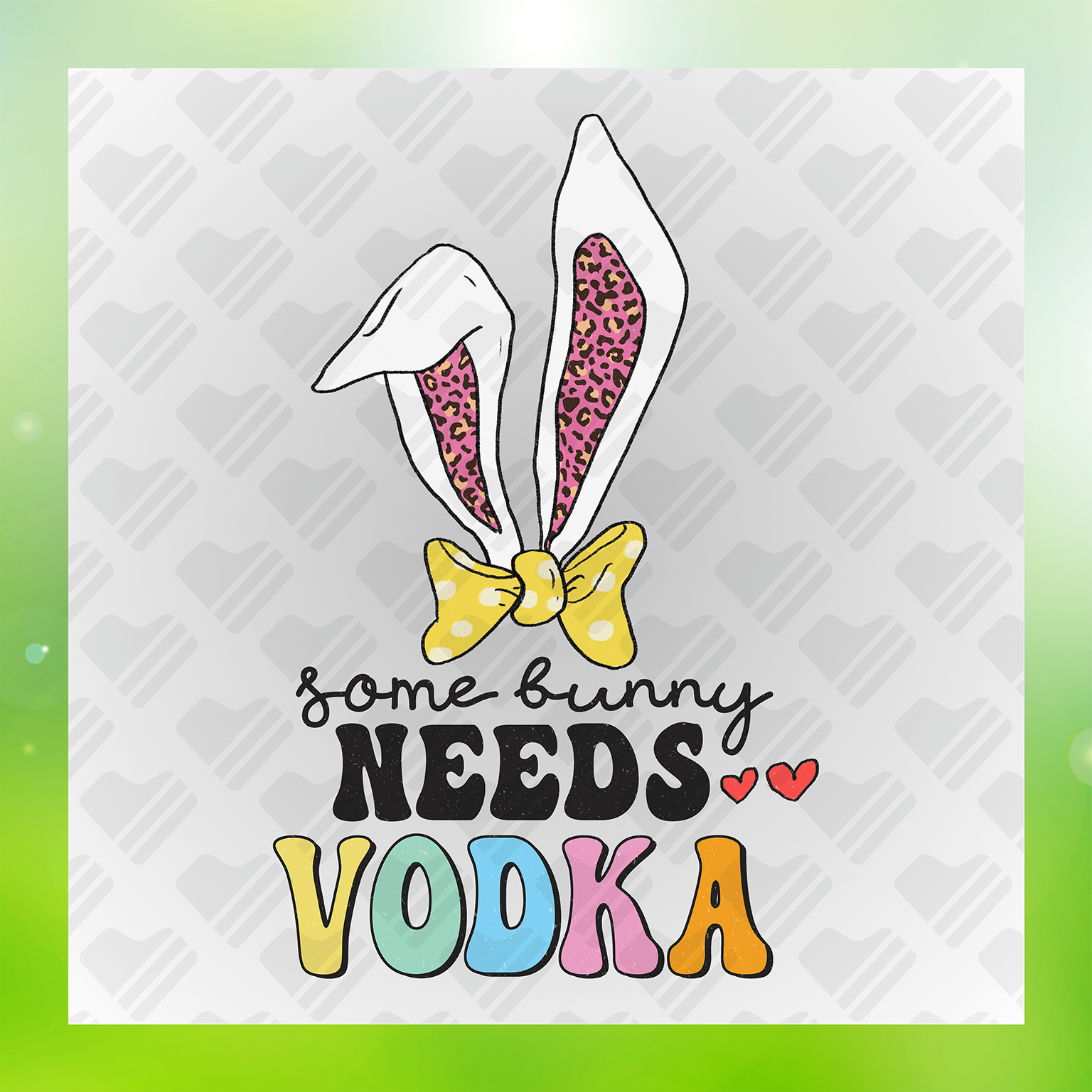 Some Bunny Needs Vodka Transfer