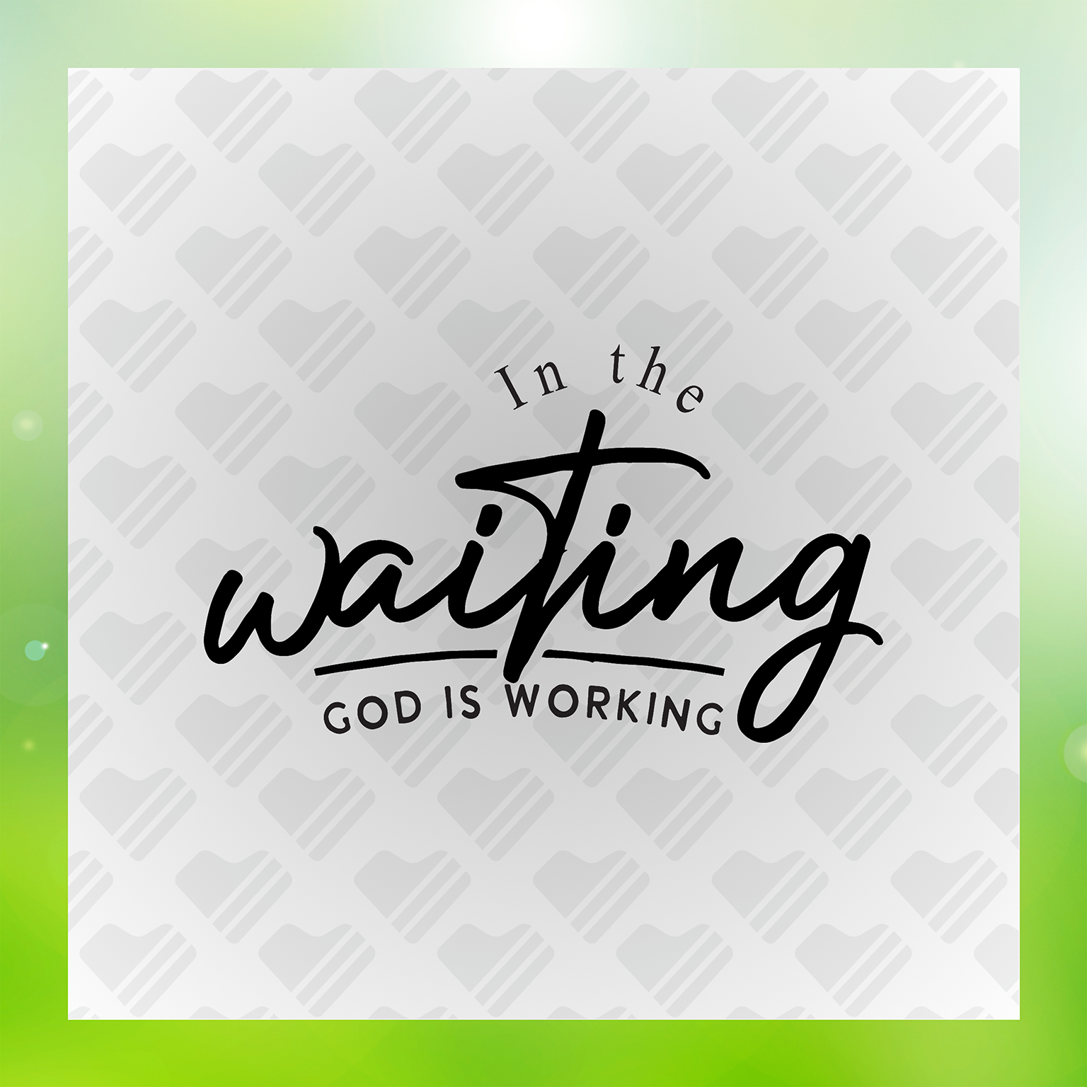 God Is Working Transfer