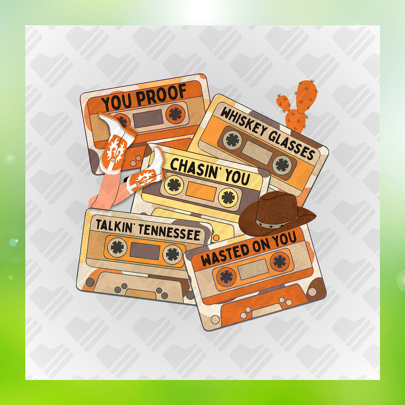 Cowboy Cassette Tapes Transfer