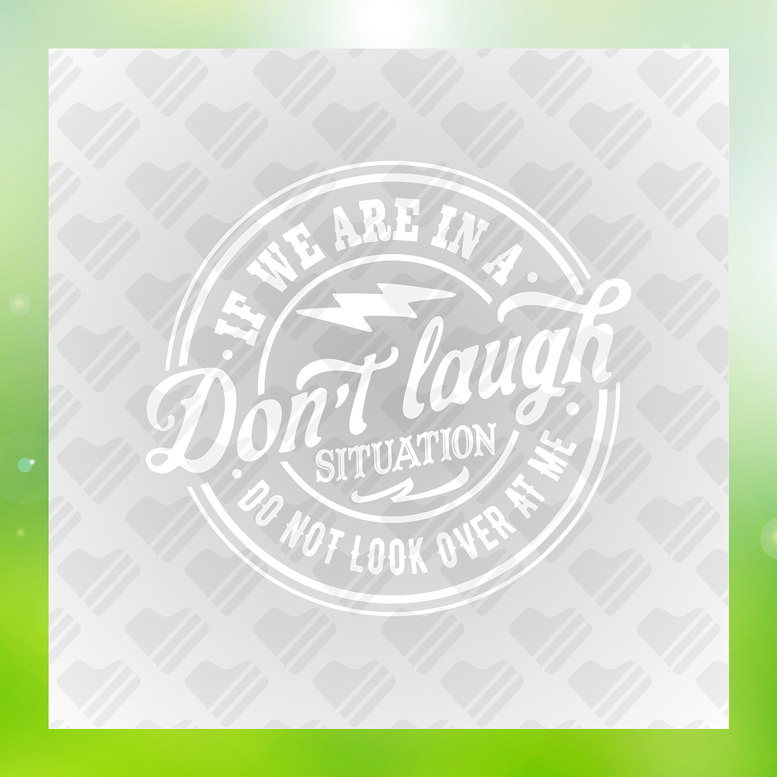 Snarky Humor Dont Laugh Situation Transfer