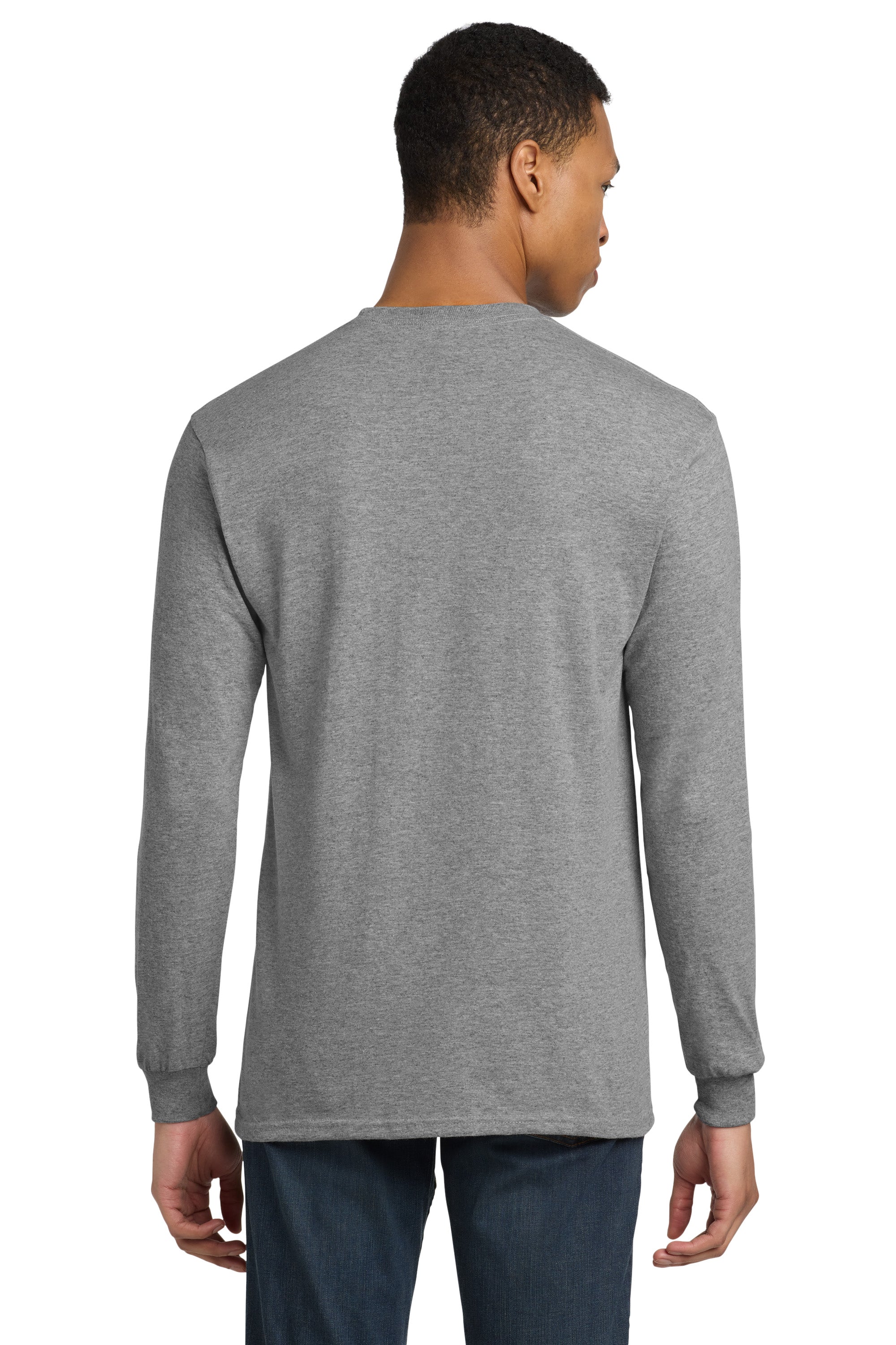 931 - Gildan® DryBlend® 50 Cotton/50 Poly Long Sleeve T-Shirt - 8400 - Athletic Heather