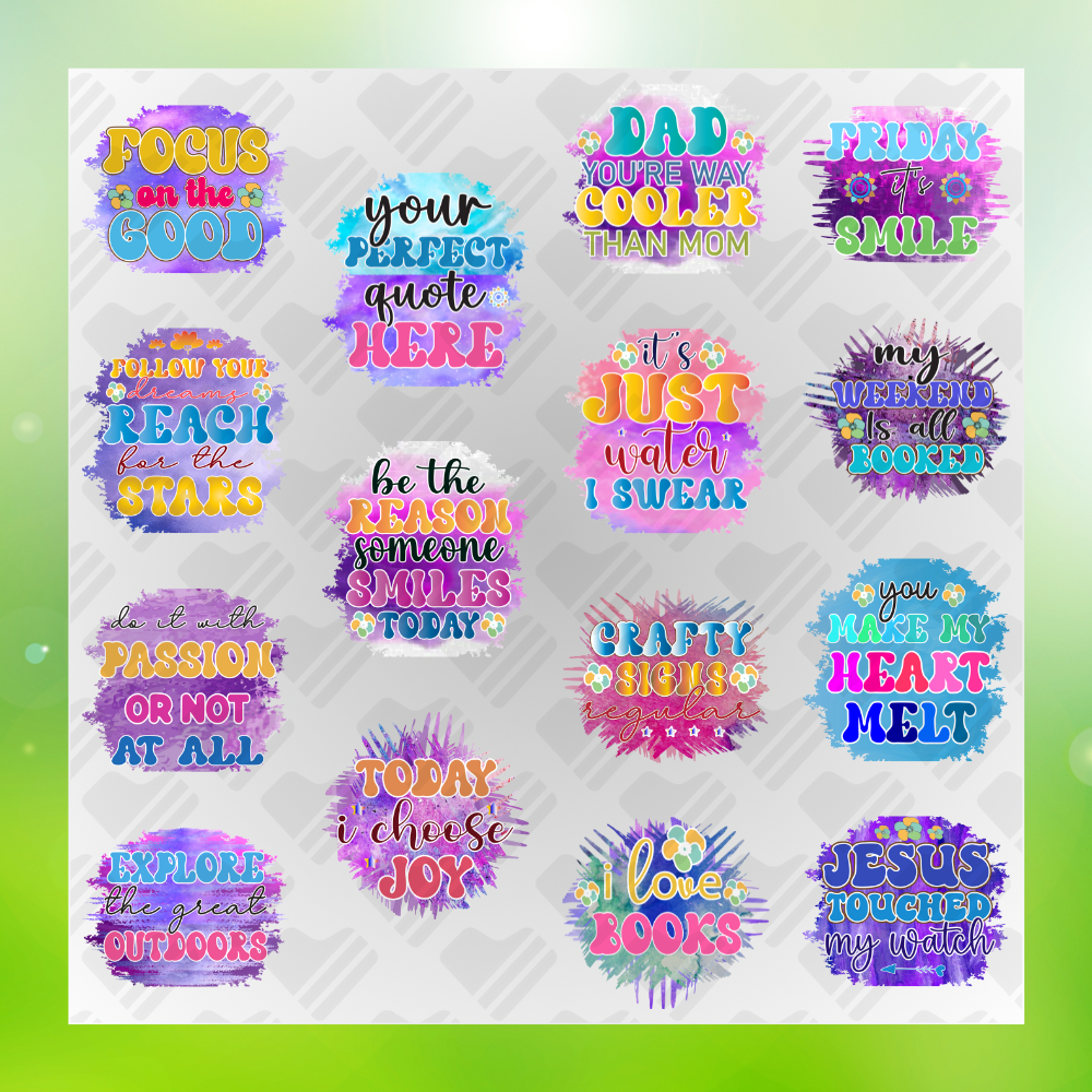 Water Color Bundle Color With Water Transfer