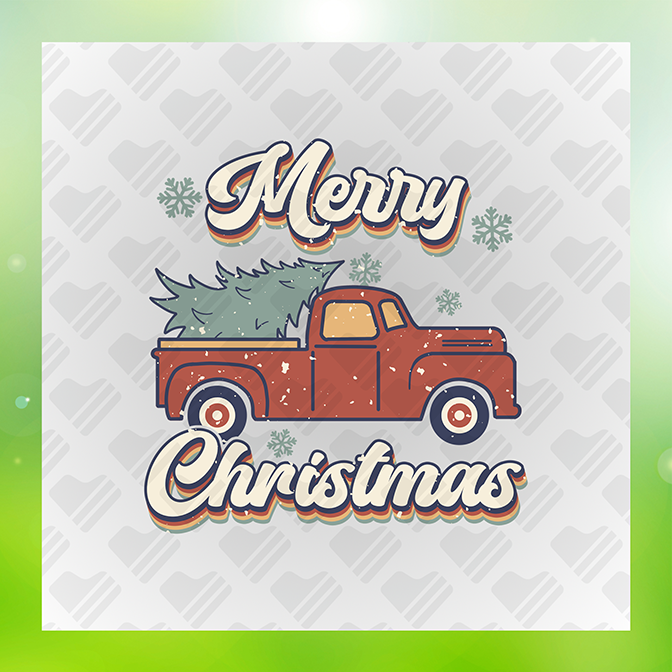A Merry Christmas Sticker