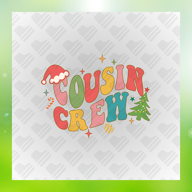 Cousin Crew Sticker