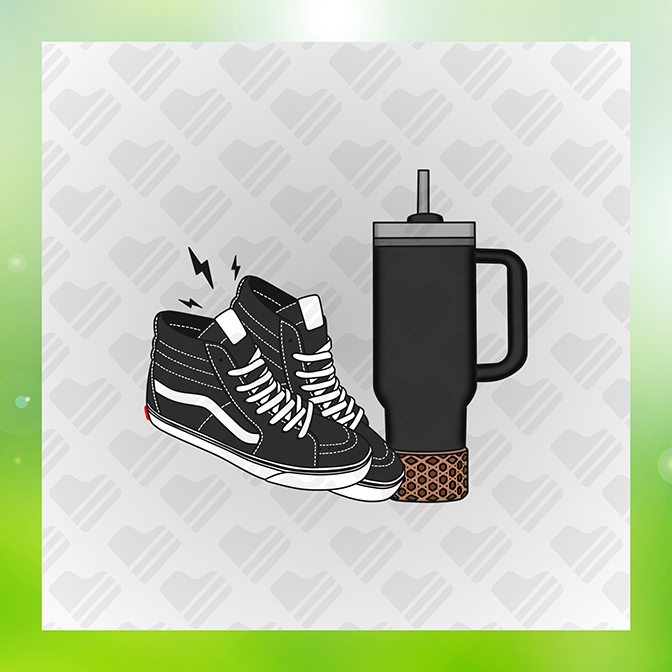 Trendy Sneaker Sticker