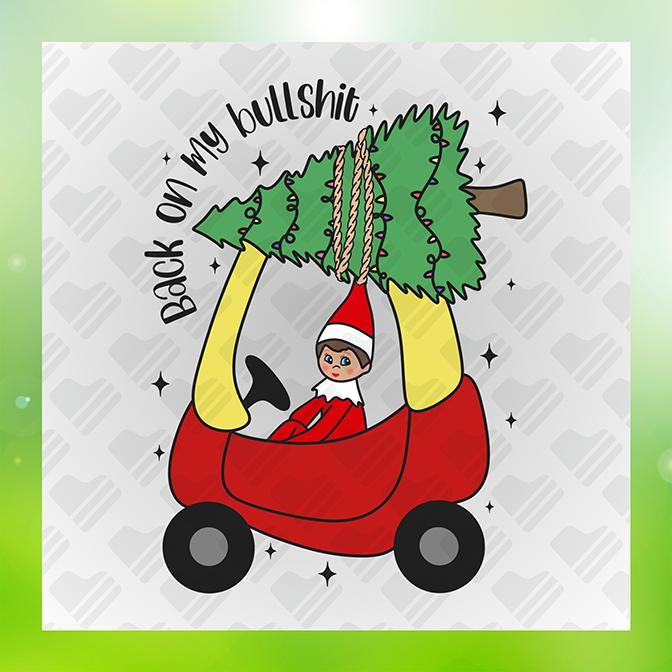 Back on My Bullshit Sticker