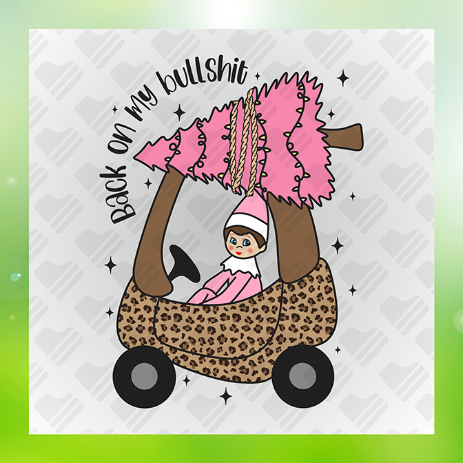 Back on My Bullshit V2 Sticker