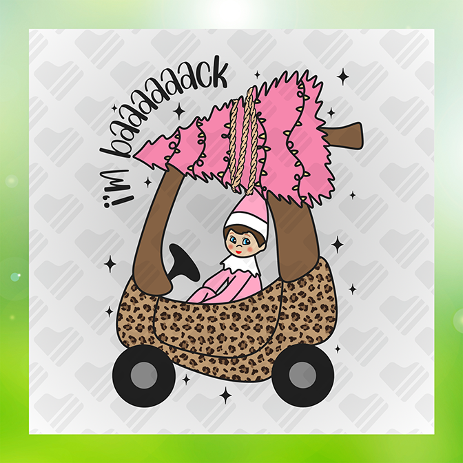 I'm Baaaaaack Sticker