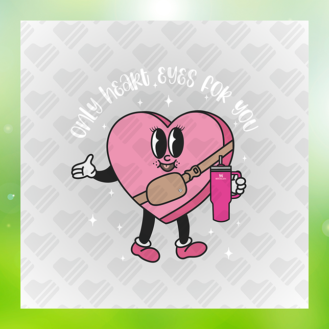 Only Heart Eyes For You Sticker