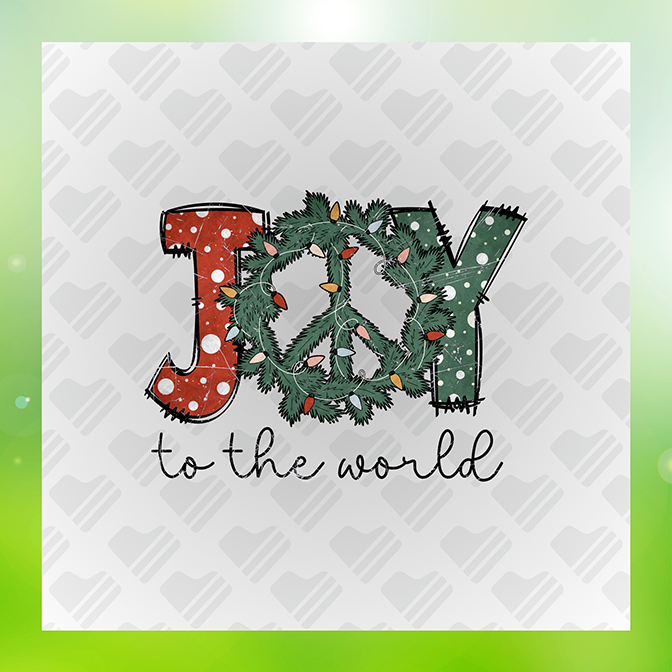 Joy To The World v2 Sticker