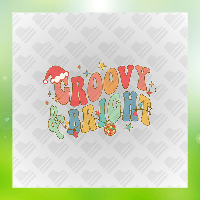 Groovy & Bright Sticker