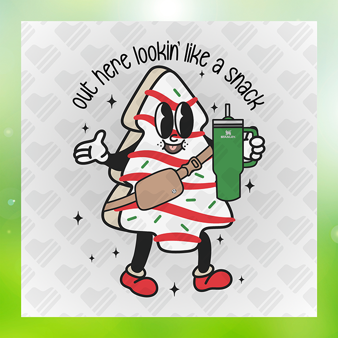 Here Lookin Like A Snack Sticker