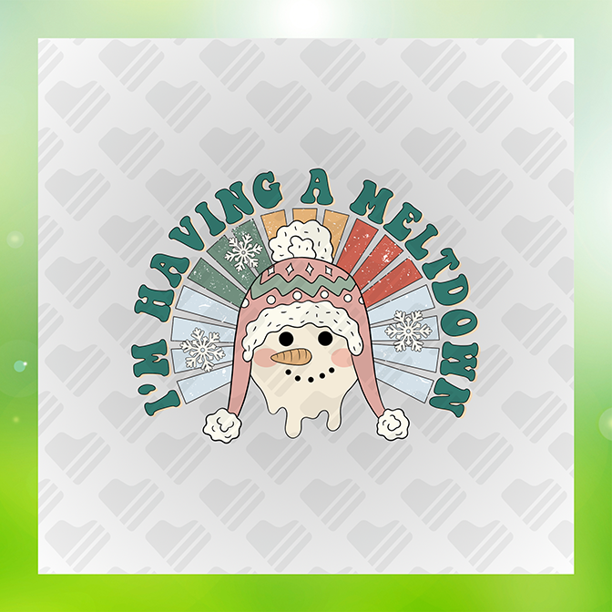 I'm Having A Meltdown Sticker