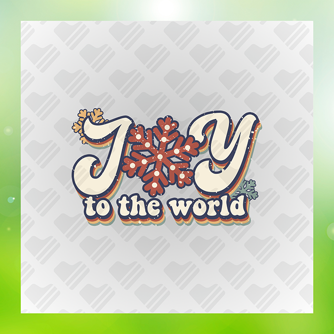 Joy To The World v3 Sticker