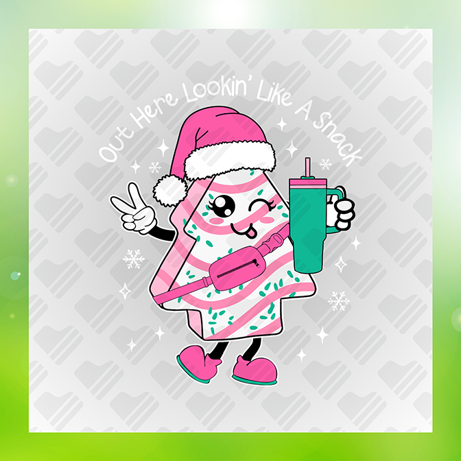 Like A Snack - Pink Sticker