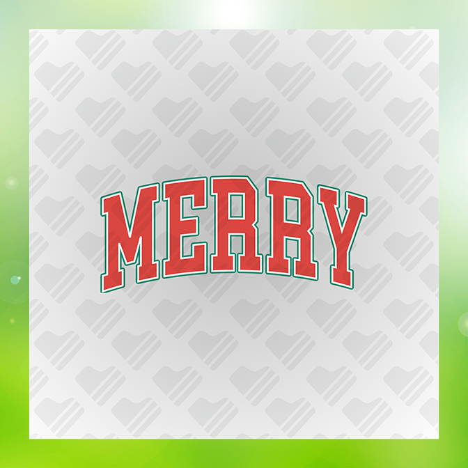 Merry Sticker