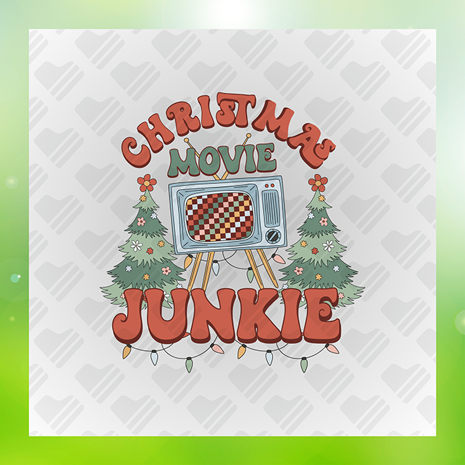 Movie Junkie Sticker