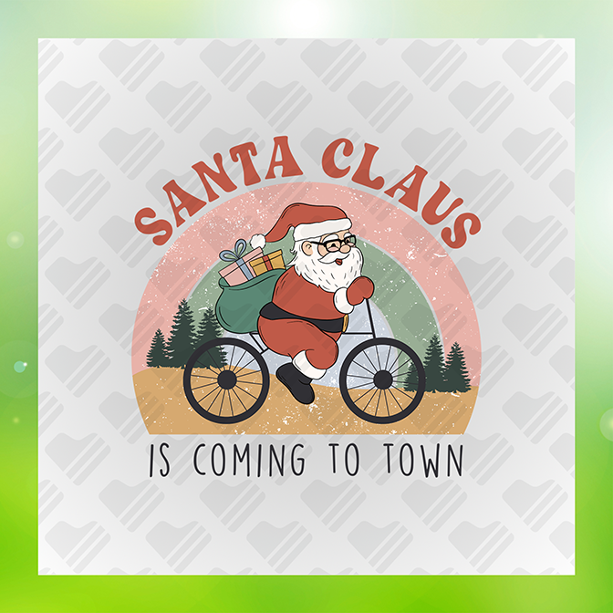 Santa Claus Is Coming Sticker