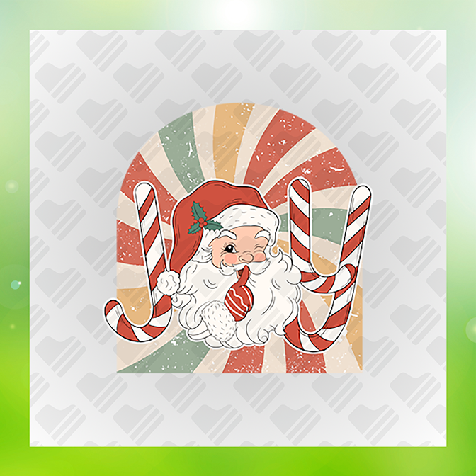 Santa Joy Sticker