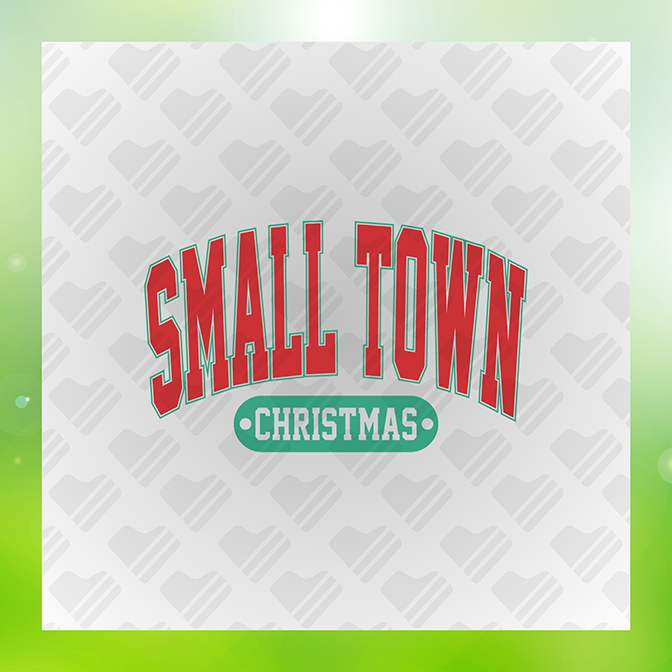 Small Town Christmas Sticker