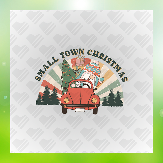 Small Town Christmas 2 Sticker