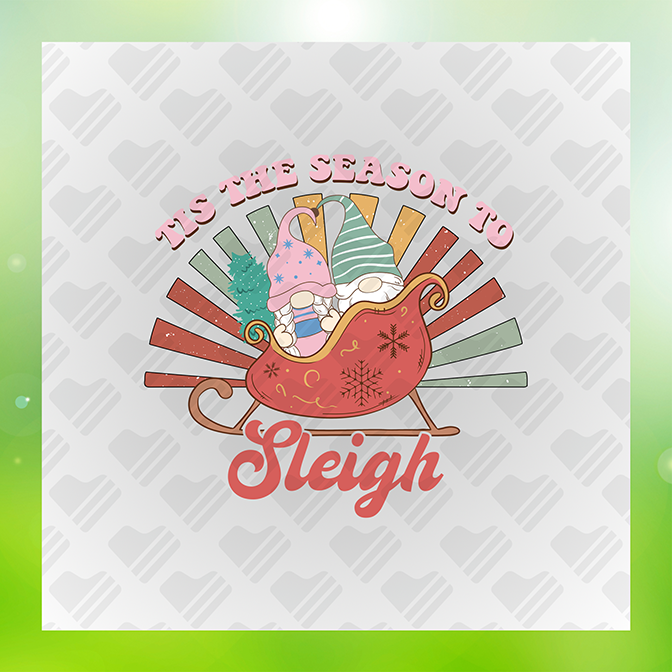 The Season To Sleigh Sticker