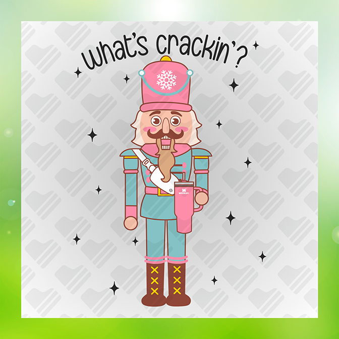 What's Crackin Sticker