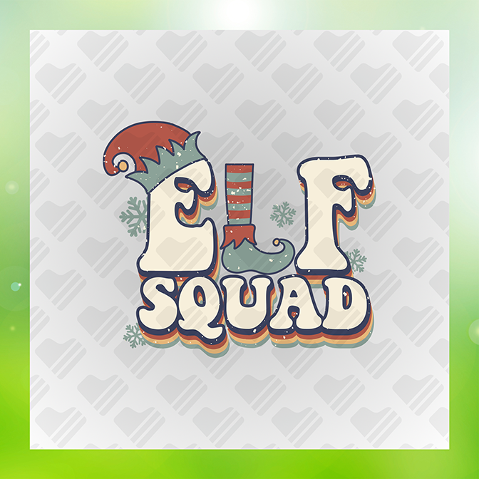 Elf Squad Sticker