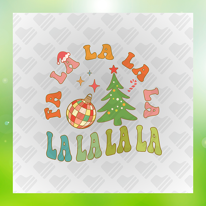 Fa La La La La Sticker