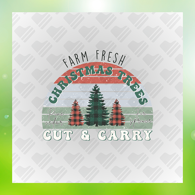 Farm Fresh Trees Sticker