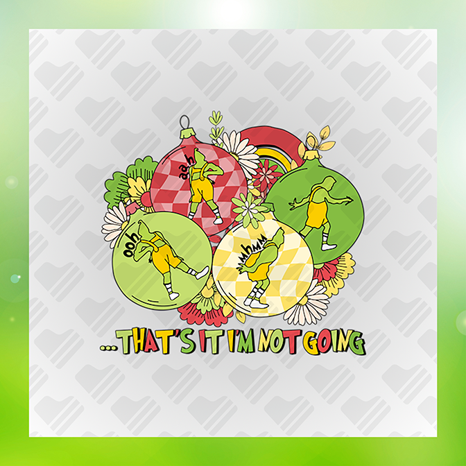 I'm Not Going Sticker