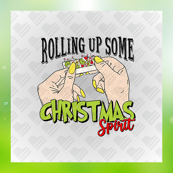 Rollin Up Some Xmas 2 Sticker