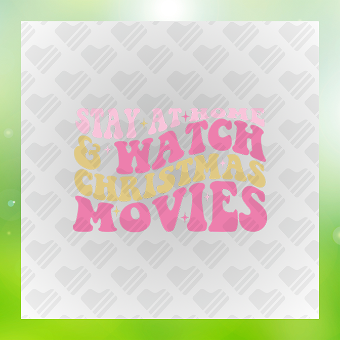 Stay At Home & Watch Sticker