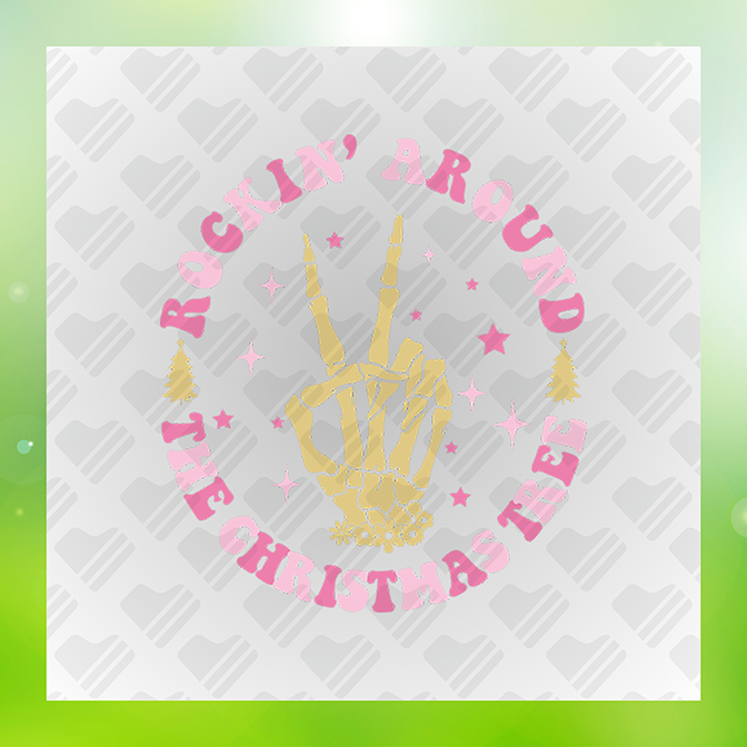 Rockin Around The Tree Sticker