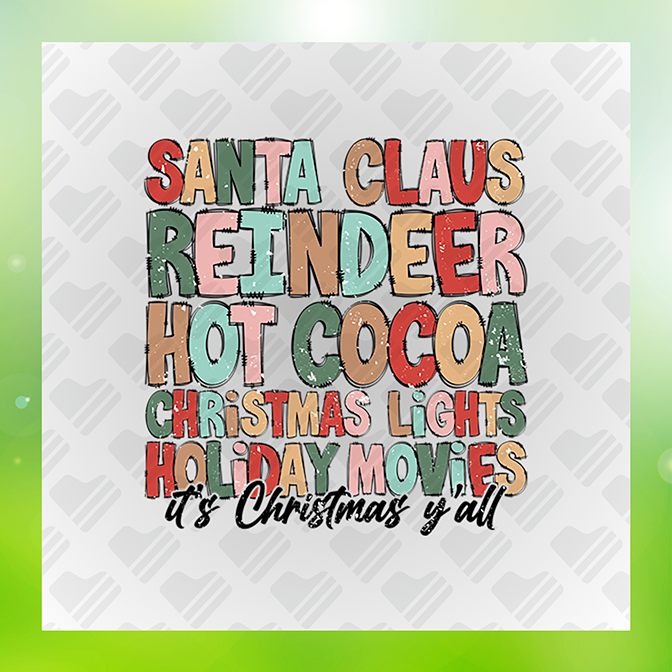 Santa Claus Holiday Move Sticker
