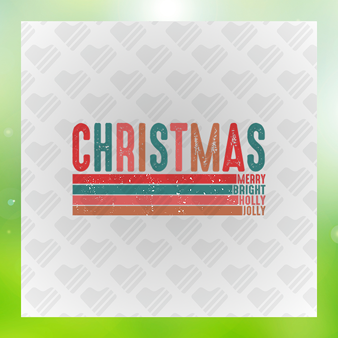 Christmas Holy Bright Sticker