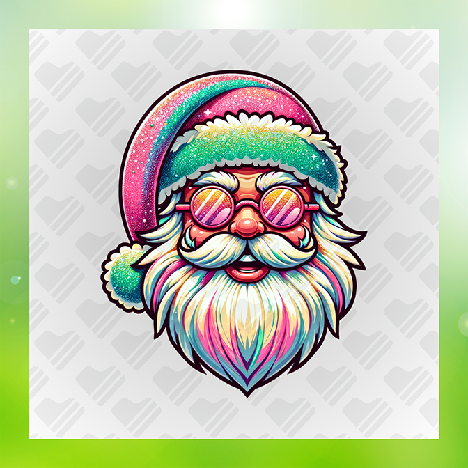 Cool Santa Claus Sticker