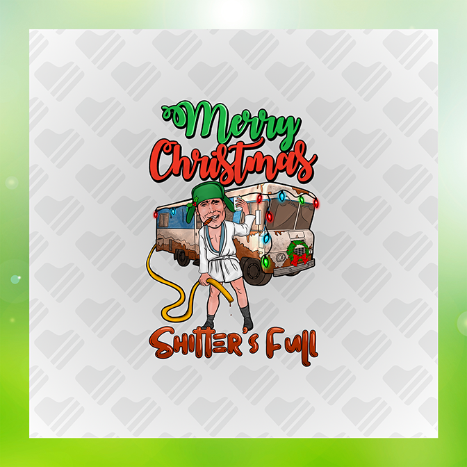 Merry Xmas Shitter Full Sticker