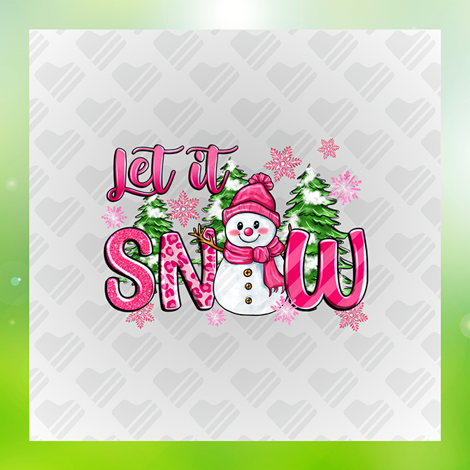 Let It Snow Sticker
