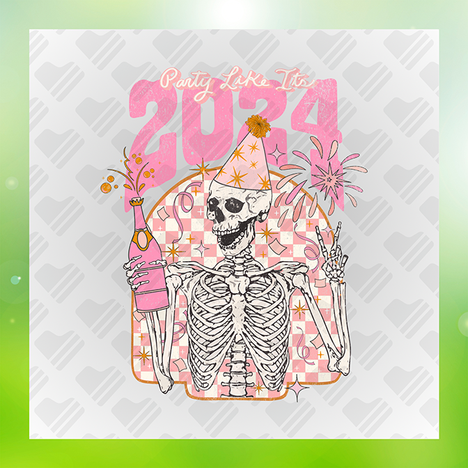 Party Like It 2024 Ver.2 Sticker