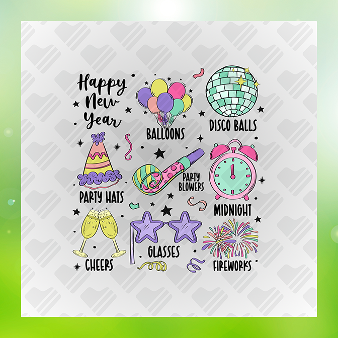 Happy New Year Ver.3 Sticker