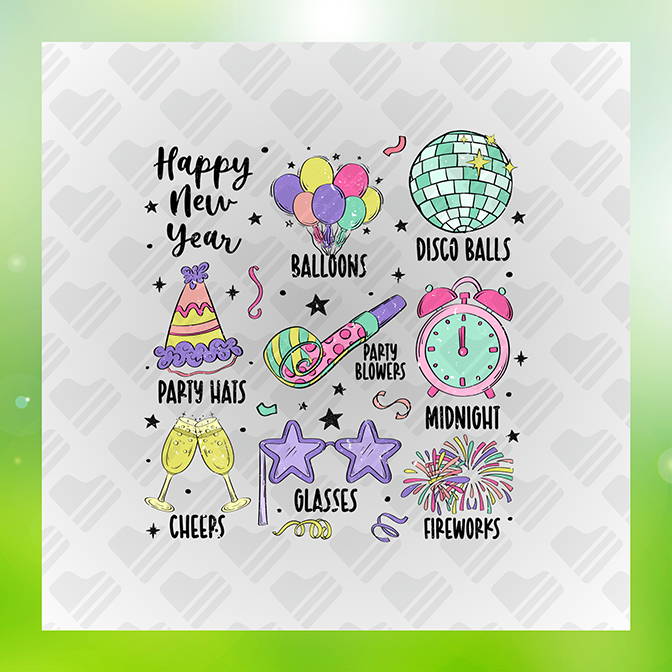 Happy New Year Ver.4 Sticker