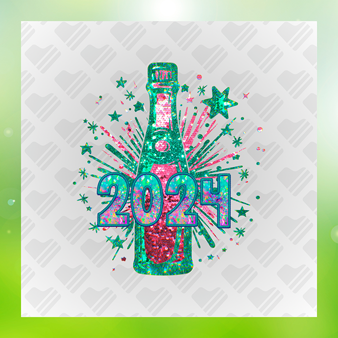 Glitter Look, No Mess 2024 Sticker